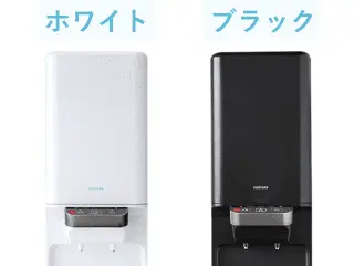 黒色と白色のウォーターサーバー