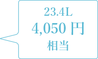 23.4L 4,050円 相当