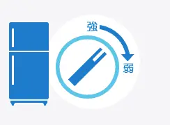 冷蔵庫の温度設定をこまめに設定